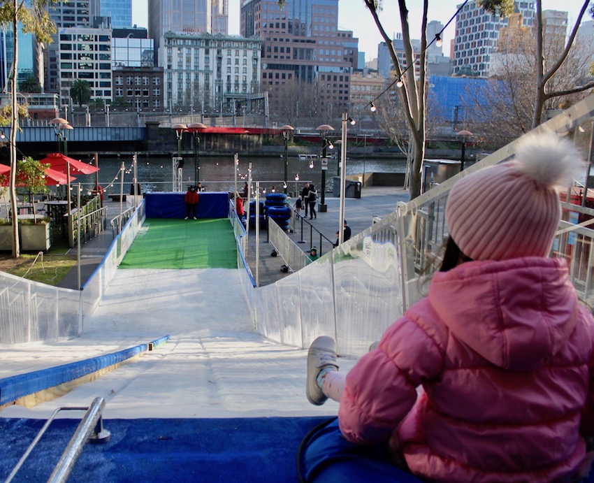 Melbourne Ice Slide @ Eureka